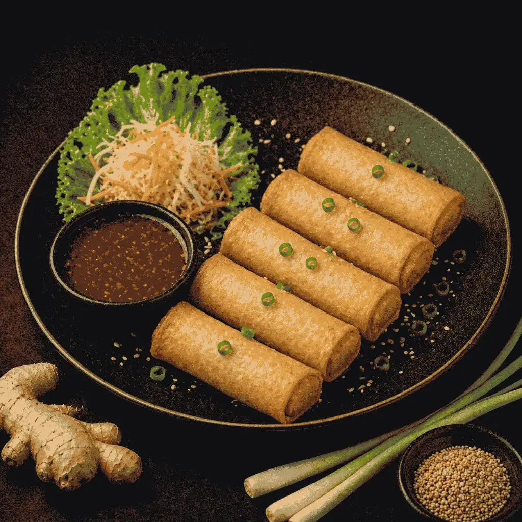 11-Vegetarische Mini - Frühlingsrollen (5Stück) A, C, 5, A1